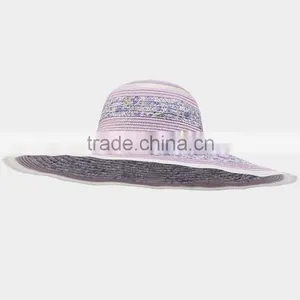 Summer Hot Selling Handmade Straw Hat With Wide Brim thumbnail-2