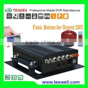 Hot Selling TS-610C Fanless 4-Channel MDVR BNC Inputs H.264 3G Mobile DVR thumbnail-1
