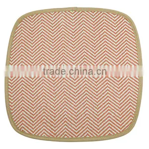 Custom Square Pink Paper Floor Mats for Sitting Room thumbnail-1
