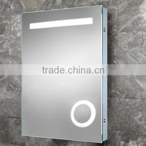 IP44 CE Frameless Bathroom LED Mirror With 3x Magnifier Supplier's Choice thumbnail-1
