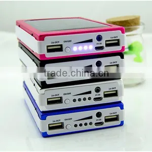 Dual USB 30000mAh Solar Battery Chargers High Capacity Double USB Solar Energy Panel Power Bank for Mobile Phone Tablet Laptop thumbnail-1