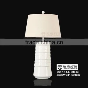 Modern Porcelain Pure White Table Lamps thumbnail-3