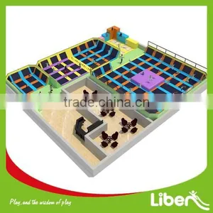 Professional Indoor Gym Trampoline Park With ASTM Report and TUV Certificate (5.LE.T3.406.132.05) thumbnail-3