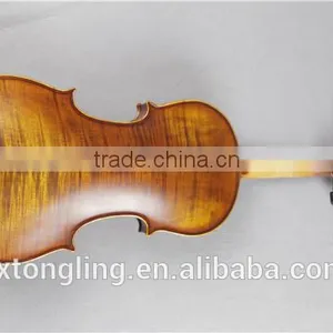 Grade Matt Violin Yellow Flamed Violin for Student Grading TL003-2B thumbnail-3