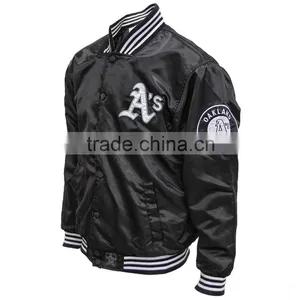 Satin Varsity Jacket,custom Satin Varisy Jacket,customized Satin Varsity Jacket thumbnail-2