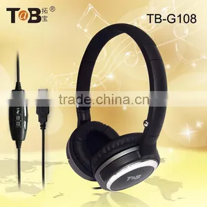 Factory Direct Sale Noise Cancelling Function and Wired Communication Stereo Headset thumbnail-1