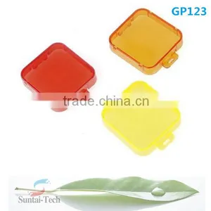 Wholesale New Design Gopros Accessories Under Sea Diving Colorful Lens Filter/Protective Cover For Go Pro Heros 3+ GP123 thumbnail-1