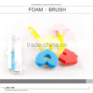 Different Shapes Patterned DIY Foam Brush thumbnail-3