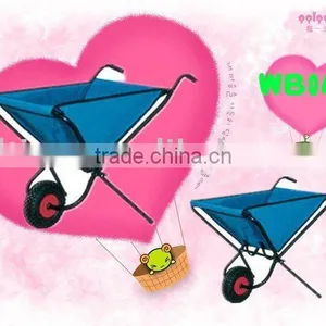 Single Wheel Fabric Wheel Barrow thumbnail-1