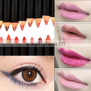 2016 Hot Sale Multicolor Waterproof Functional Lip Liner Pencil Eyebrow Eye Lip Makeup Colorful Cosmetic Lipliner Pen thumbnail-5