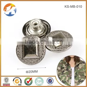 Fashion Design Custom Metal Buttons For Coats thumbnail-1