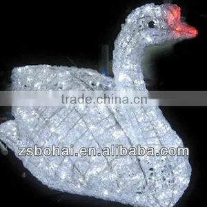 2015 Led Light Led Motif Light Christmas Light up Swan thumbnail-1