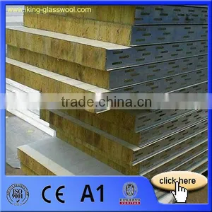 Rockwool Metal Roofing Sandwich Panel Price With CE thumbnail-1