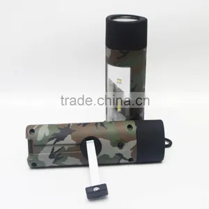 Professional Hand Crank LED Flashlight USB Rechargeable Factory No MOQ thumbnail-1