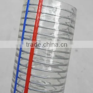 Weifang Clear PVC Steel Wire Reinforced Suction Hose/Flexible Transparent PVC Steel Suction Hose thumbnail-3