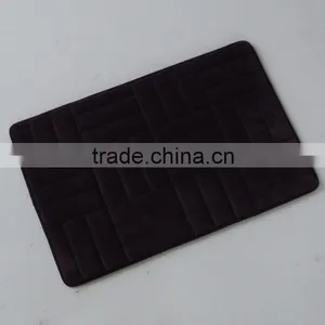 New Design Fleece Floor Mat With Anti Slip Base thumbnail-3