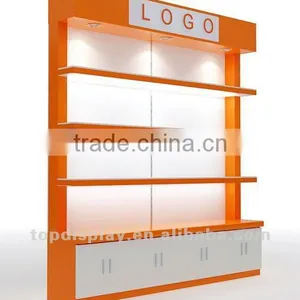 Pained Wood Display Shelf thumbnail-1