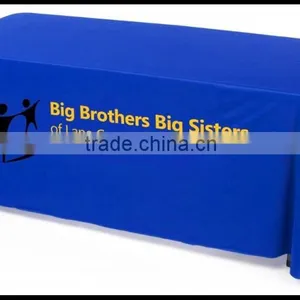 Nice Trade Show Table Throw With Logo thumbnail-1