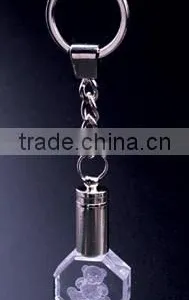 Lovely Cartoon Bear Crystal Key Chain thumbnail-1