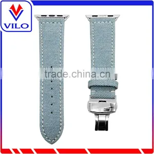 2016 Hot Selling Fashion Canvas Strap Band For Apple Watch 38mm 42mm thumbnail-1