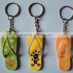 Professional PVC Plastic Key Cap Molding Key Rings/ Key Chain thumbnail-2