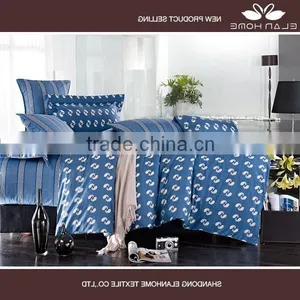 100% Cotton 128*68 40s*40s Pigment Printting Wholesale Bed Cover Set With Zipper thumbnail-1