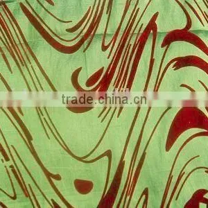 High Quality 100% Polyester Taffeta Flocked Fabric for Curtain thumbnail-1
