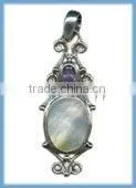 Pendant for Wedding, Silver Pendant, Awesome Pendant thumbnail-1