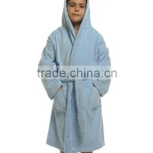 100%cotton Bath Towel Robe for Kids thumbnail-1