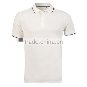 Mens Basic Three Button Short Sleeve Polo Shirts thumbnail-1