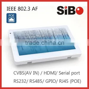 7" Industrial Use Wall Mount Android POE Tablet With GPIO RS232 USB OTG thumbnail-1