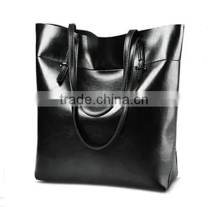 New Satchel Women Fashion Black PU Leather Messenger Bag Shoulder Bag Tote Handbag thumbnail-1