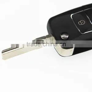 Volkswagen Black Plastic Infrared Car Key With Replace Fake Key, 3 Buttons thumbnail-2