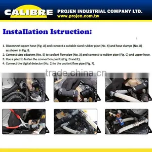 CALIBRE Car Repair Multi-Purpose Cooling System Pressure Tester Kit thumbnail-2