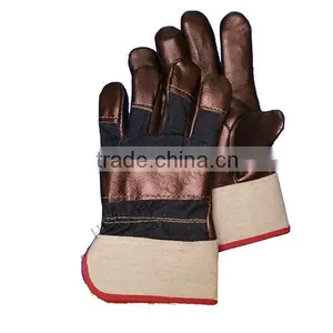 Furniture Grain Palm Fabric Back Docker Glove thumbnail-3
