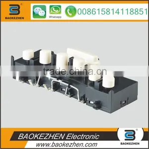 K1 7-position Piano Switch Push Button Switch for Blender and Jucier, 250V 1e4/5e4 thumbnail-1