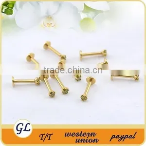 LR01155 Stainless Steel Lip Rings Piercing on Lip Ring thumbnail-6