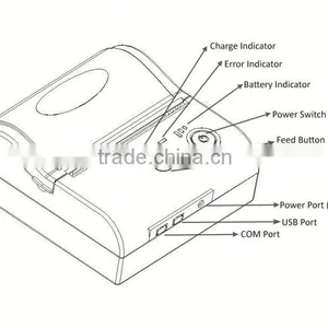 3 Inch Cheap Portable Mini Outdoor Printer With Rechargeable Battery IMP005 thumbnail-6