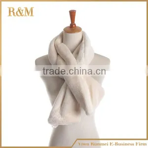 High-end Lady Elastic Fake Fur Scarf thumbnail-6