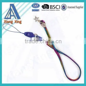 Customized Logo Cheap Plastic Diy Promotional Zipper Lanyard thumbnail-2
