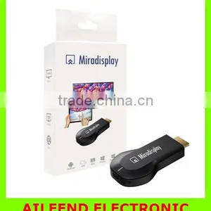 Miracast Ezcast Dongle WiFi Wireless Display , DLNA Airplay Android Chromecast Streaming Media Player HD 1080P HDMI TV Stick Box thumbnail-1