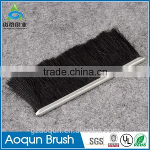 Flexible Horse Hair Weather Stripping Brush for Sliding Door Bottom Sealing thumbnail-1