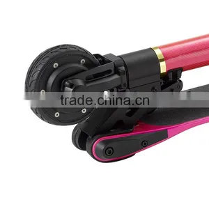 China Htomt Light Brushless Electric Scooter Carbon Fiber Folding 2 Wheel Stand up Smart Self Balancing Electric Kick Scooter thumbnail-5