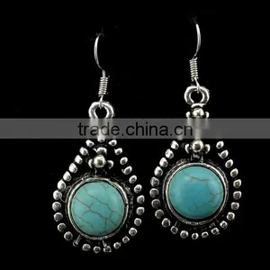 New Arrival Charming Water Drop Turquoise Drop Earrings Fashion Jewelry thumbnail-6