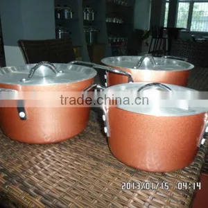 Colored Aluminum Bevel Cooking Pot/Pasta Cooking Pot thumbnail-1
