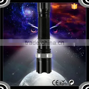 Promotion POPPAS T809 3W XPE Zoomable Bright Rechargeable Aluminium 18650 Battery Led Waterproof Led Flashlight thumbnail-1
