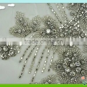 2015 Newest and Fashion Handmake Tulle Patch With Beads RC-314 thumbnail-3