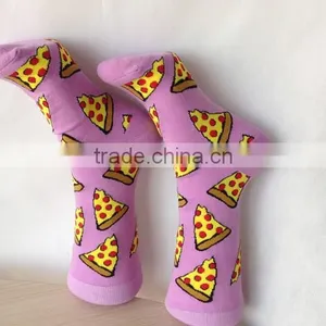 Personalized Custom Logo Stock Hot Sale Lovely Girls Hosiery Romantic Purple Winter Warm Boot Sock thumbnail-1