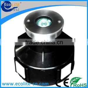 2016 Rond Balck 24v 3w IP68 Stainless Steel Underwater Light for Swimming Pool thumbnail-1