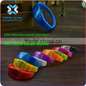 2016 Blue LED Flashing Neon Bracelet,led Bracelet thumbnail-6